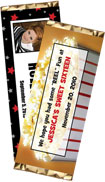 personalized film party candy bar wrapper